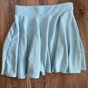 Urban Coco Light Blue Flowy Skater Skirt Size Small